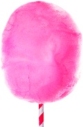 Bubble Gum Zuckerwatte Zucker Pink