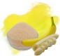 Preview: 1kg Zucker Zuckerwatte Banane Gelb