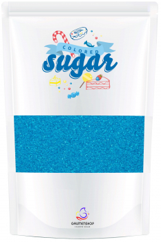 Bunter Zucker Blau - Royalblau 100 g