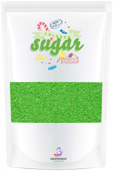 Bunter Zucker Grün - Mintgrün 100 g