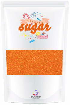 Bunter Zucker Orange 100 g