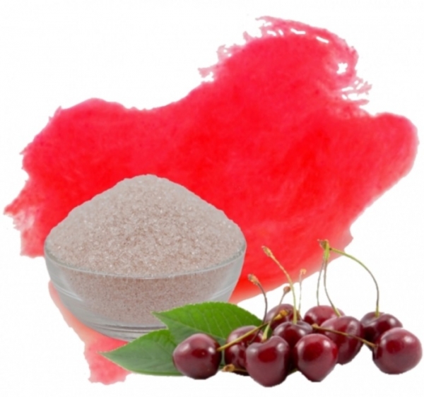 100g Kirsche Rot Zucker Zuckerwatte